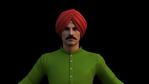 punjabi man 3D model