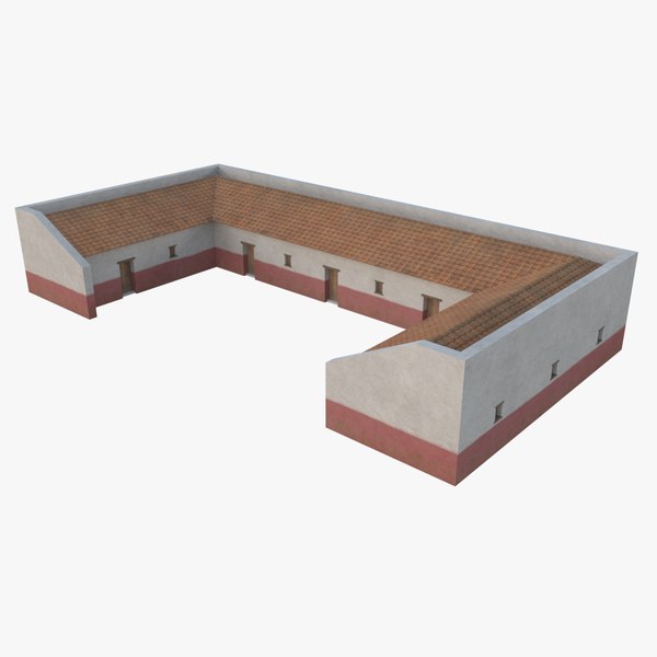 3D roman building