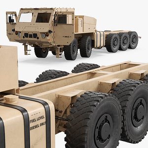 X-MAV Military Truck Chassis Sand Rigged
