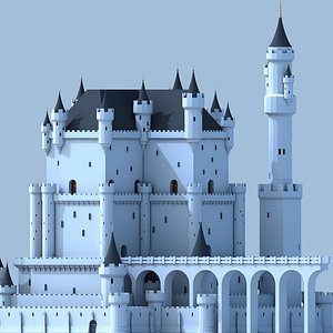 fantasy castle model