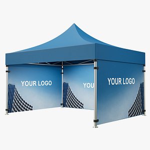 Event Tent Mockup 4X3 model