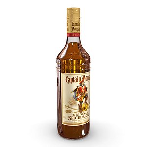 captain morgan 70cl bottle 3D model