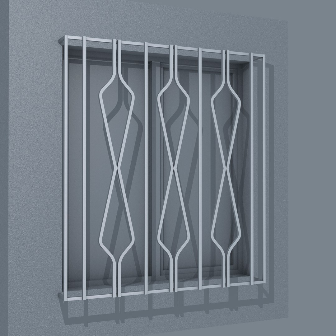 Window iron model - TurboSquid 1611446