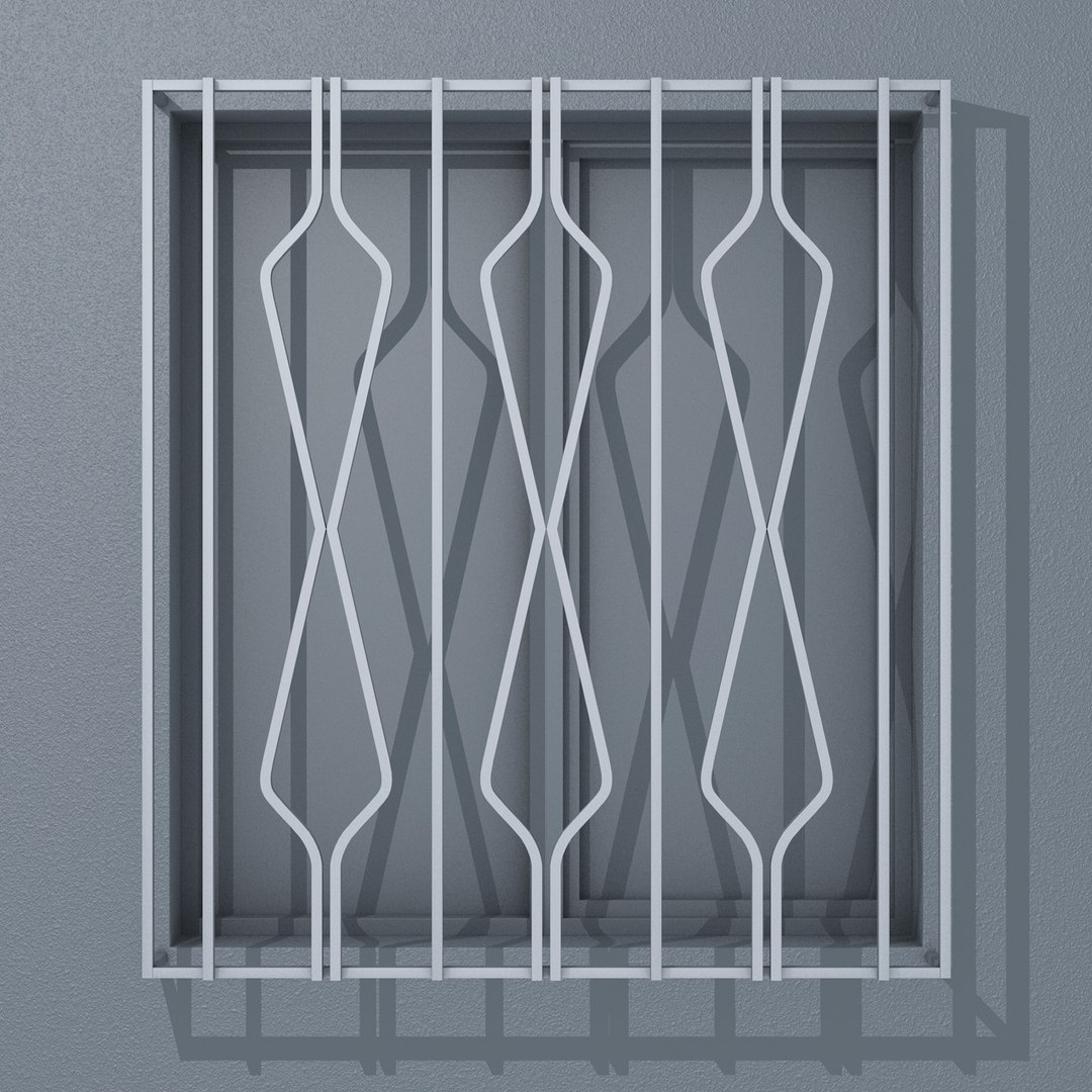 Window iron model - TurboSquid 1611446