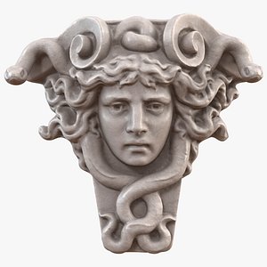 3D model Mascaron Medusa