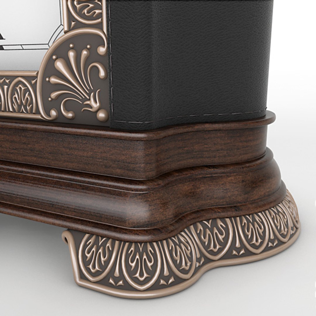Analog Mantel Clock 3d Max