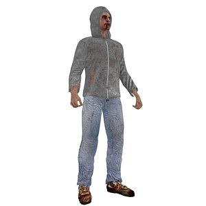 3ds max rigged zombie