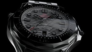 3D Omega Seamaster Diver 300M Watch model