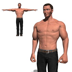 3D character man