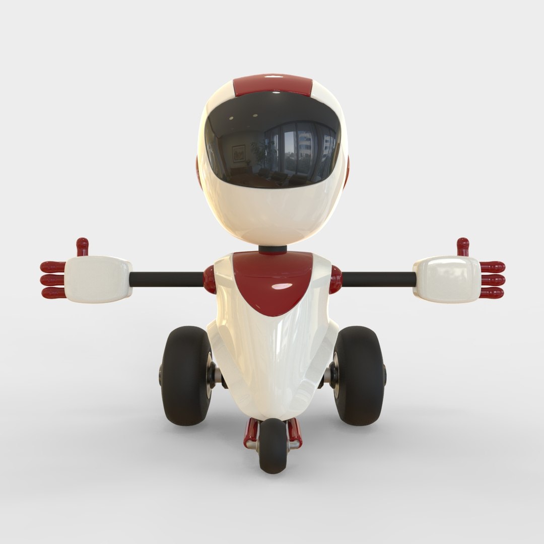 Robot Cartoon Model - TurboSquid 1178086