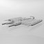 3D Space Destroyer 03 model