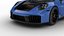 Porsche 911 Carrera GTS Cabrio 2025 HQ 3d model