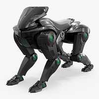 Robotic Walking Saddle Unit White Black