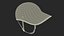 Casco protector de cuero marrón para ciclomotor