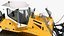 Trator de esteiras Liebherr PR 736 Litronic - Modelo 3D detalhado