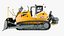 Trator de esteiras Liebherr PR 736 Litronic - Modelo 3D detalhado