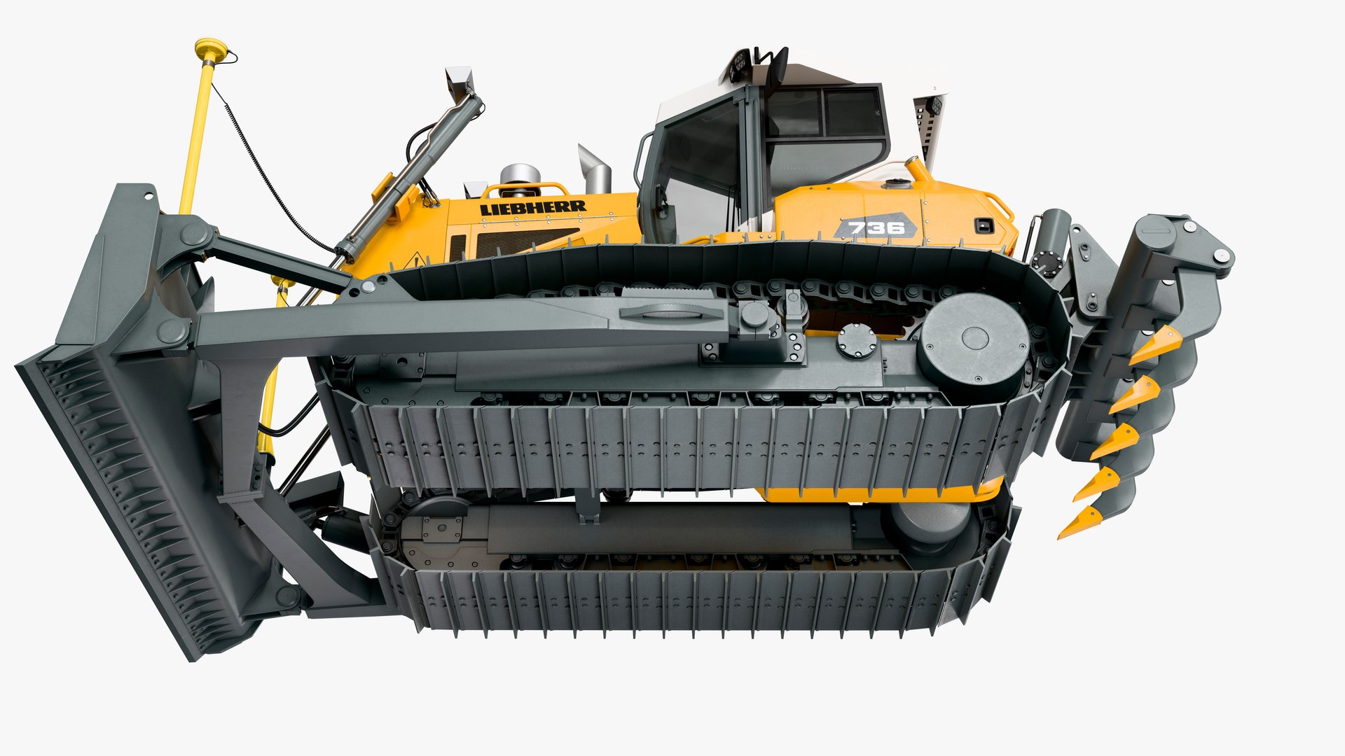 3D Liebherr PR 736 Litronic Bulldozer Detailed 3D Model Crawler Tractor model https://p.turbosquid.com/ts-thumb/xU/v0qeAp/Hq/10/jpg/1780342714/1920x1080/fit_q87/62ad72fece3751dd8dd7889c3e114b98f288366b/10.jpg