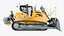 Trator de esteiras Liebherr PR 736 Litronic - Modelo 3D detalhado