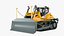 Trator de esteiras Liebherr PR 736 Litronic - Modelo 3D detalhado