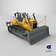 Trator de esteiras Liebherr PR 736 Litronic - Modelo 3D detalhado