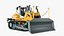 Trator de esteiras Liebherr PR 736 Litronic - Modelo 3D detalhado