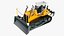 Trator de esteiras Liebherr PR 736 Litronic - Modelo 3D detalhado