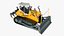 Trator de esteiras Liebherr PR 736 Litronic - Modelo 3D detalhado
