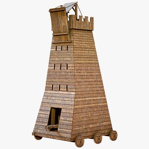 Medieval Siege Tower PBR