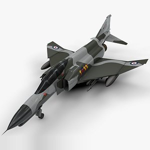 3D mcdonnell douglas f-4 model