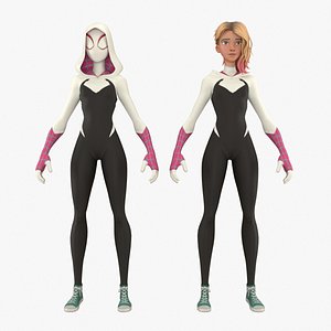 Spider Gwen - Into the Spider-Verse Suit 3D