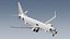 3D Boeing 737-800BCF Generic White