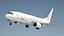3D Boeing 737-800BCF Generic White