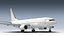 3D Boeing 737-800BCF Generic White