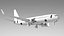 3D Boeing 737-800BCF Generic White