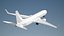 3D Boeing 737-800BCF Generic White