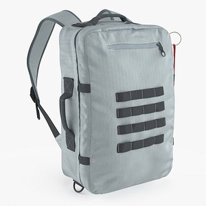 Minimalist Tactical Backpack with Loops Grey