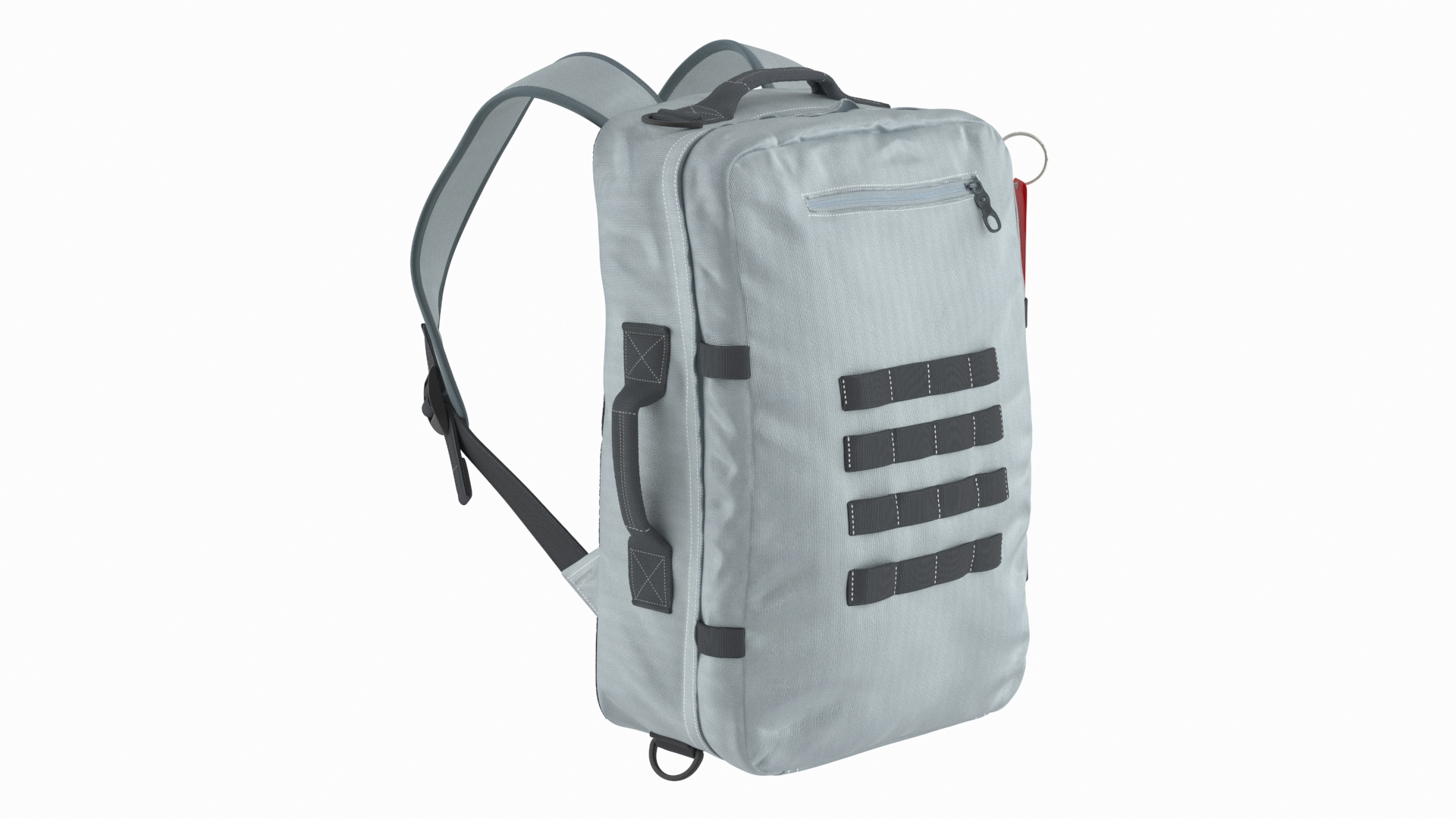 Minimalist Tactical Backpack With Loops Grey Model - TurboSquid 2487157