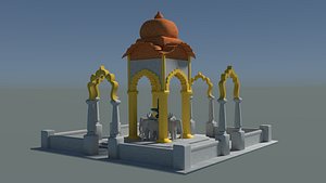 3ds temple hindu shiva