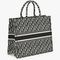 Womens Embroidery Tote Bag Beige
