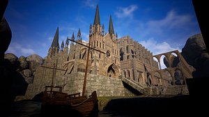 Gothic Castle Modular UE5