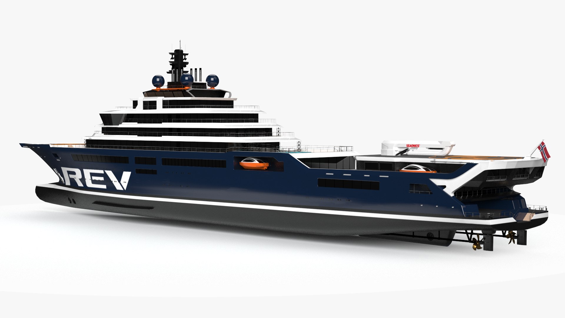 Rev Ocean Research Vessel Dynamic Simulation 3D Model - TurboSquid 1831794