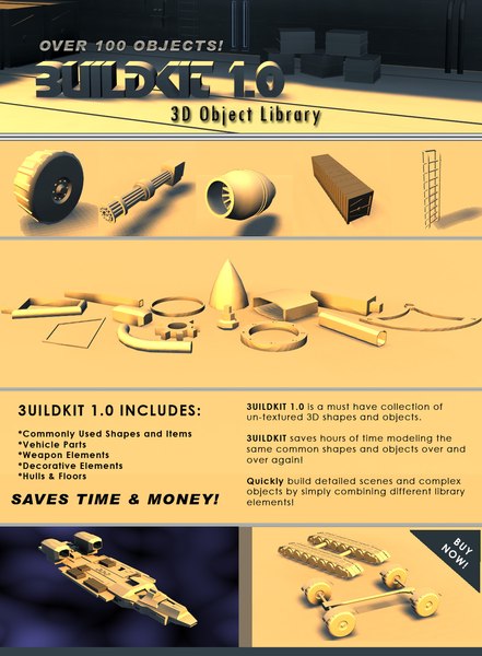 modelo 3d Kit de nave espacial 1 - TurboSquid 640451