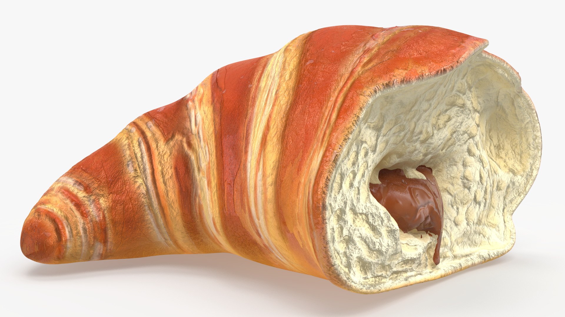 Half of Croissant 3D model preview