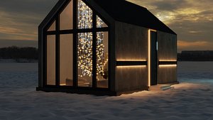 Modern minimalist house concept