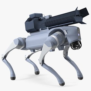 Thermonator Robot Dog in Stand Pose 3D model
