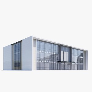 warehouse and office 3D model