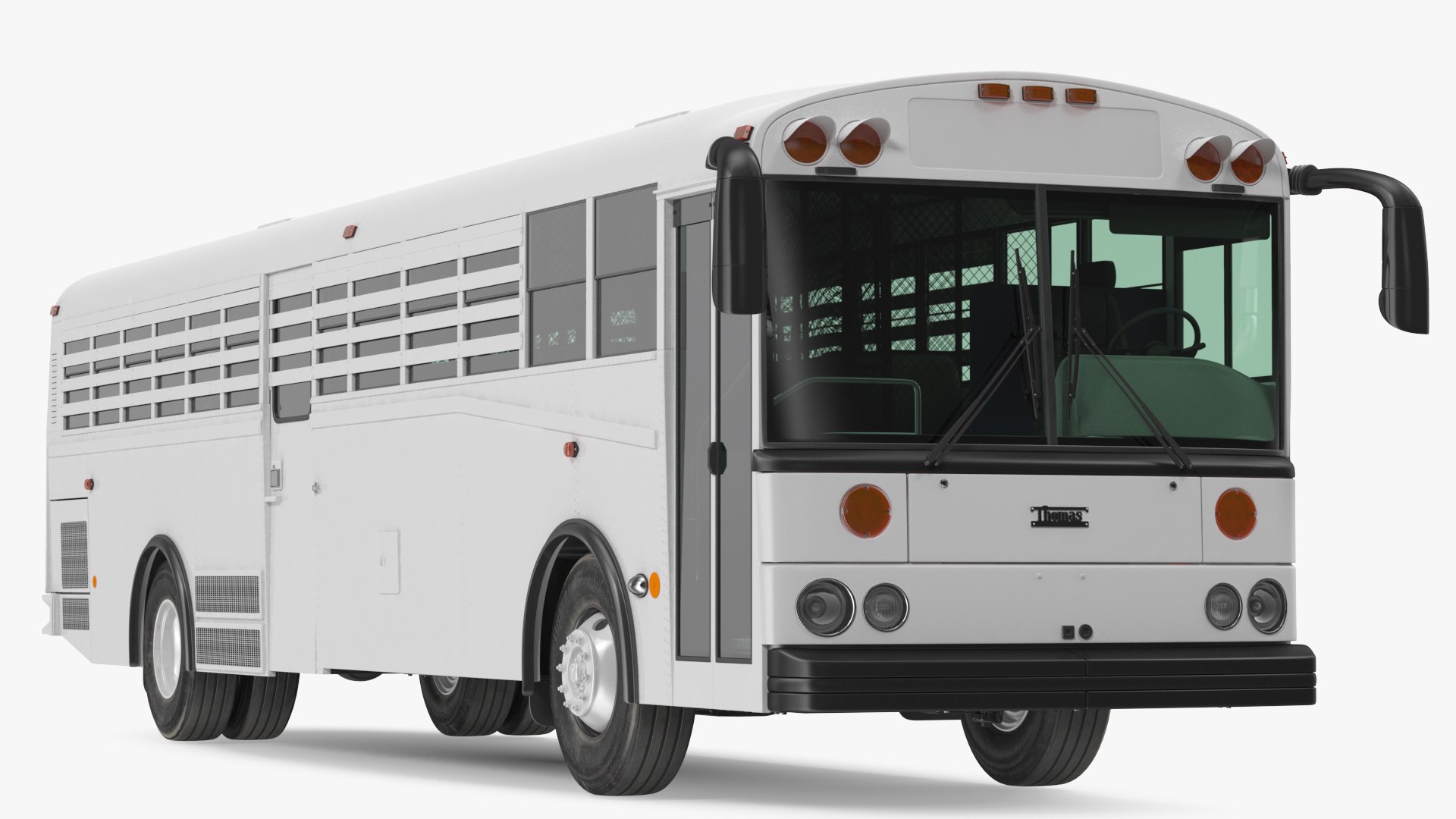 Thomas Saf T Liner Prison Transport Bus 3D model preview