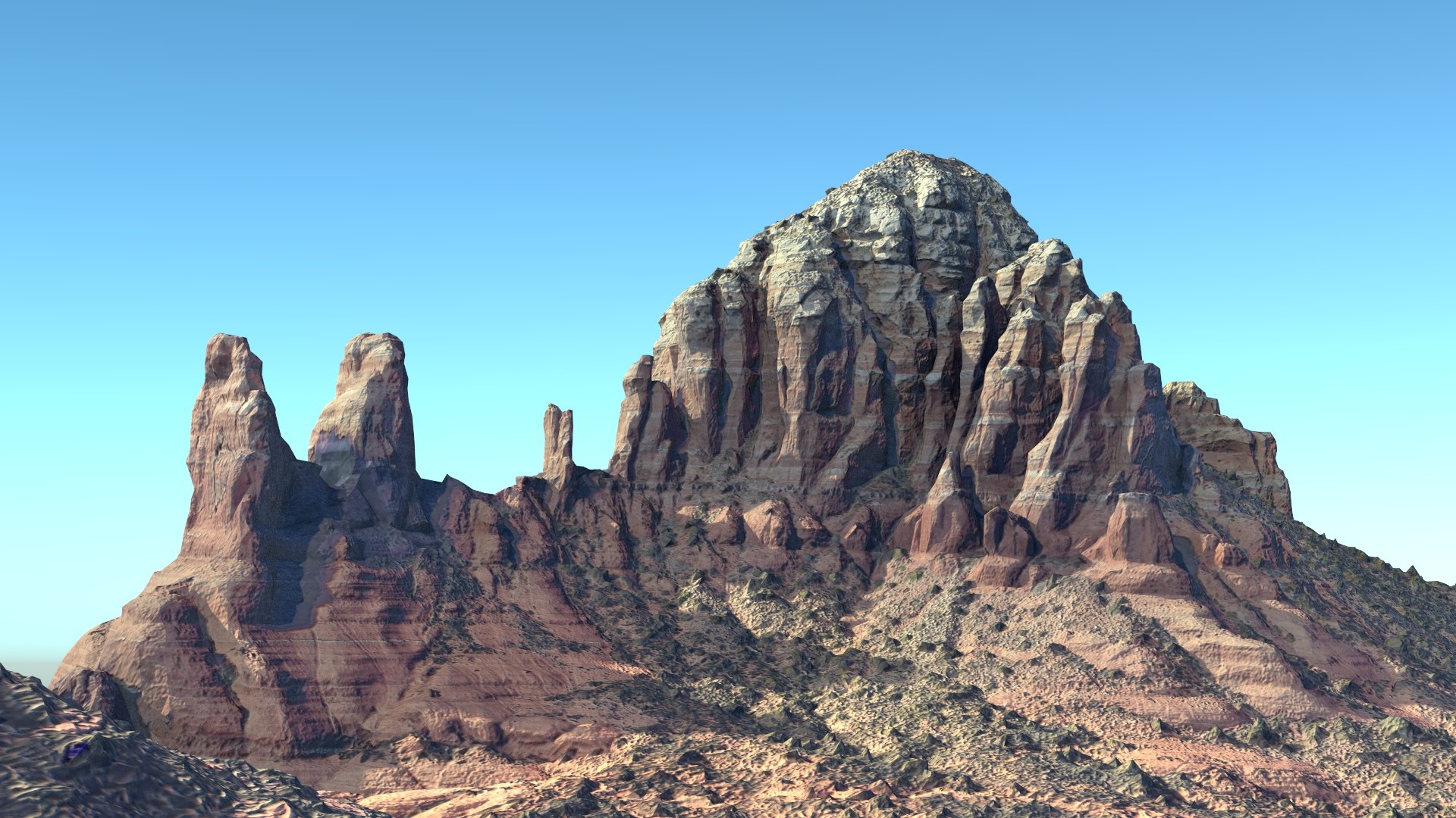 Cliff Arizona 3D Model - TurboSquid 2348761