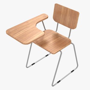 3D modern school desk