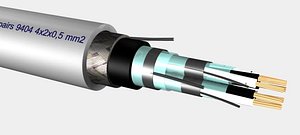 9400 CABLE instrumentation Cable 9404 4x2x0,5 mm2 .max